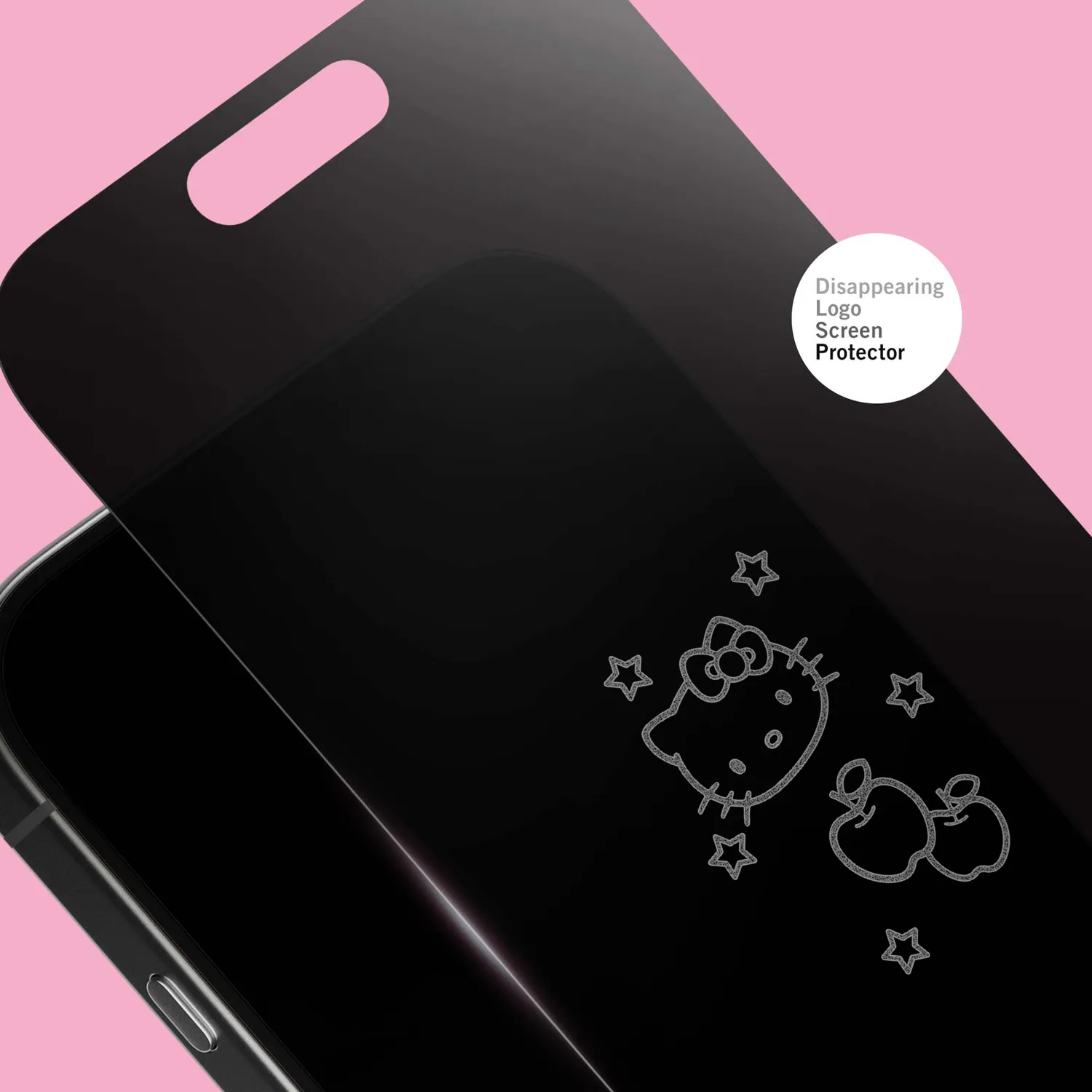Hello Kitty x Screen Skinz Stars personvern-skjermbeskytter iPhone 14/13/13 Pro