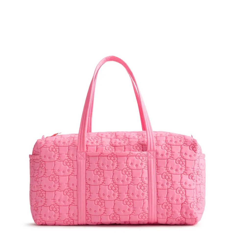 Hello Kitty x Vera Bradley Large Original Duffel duffelbag rosa stor