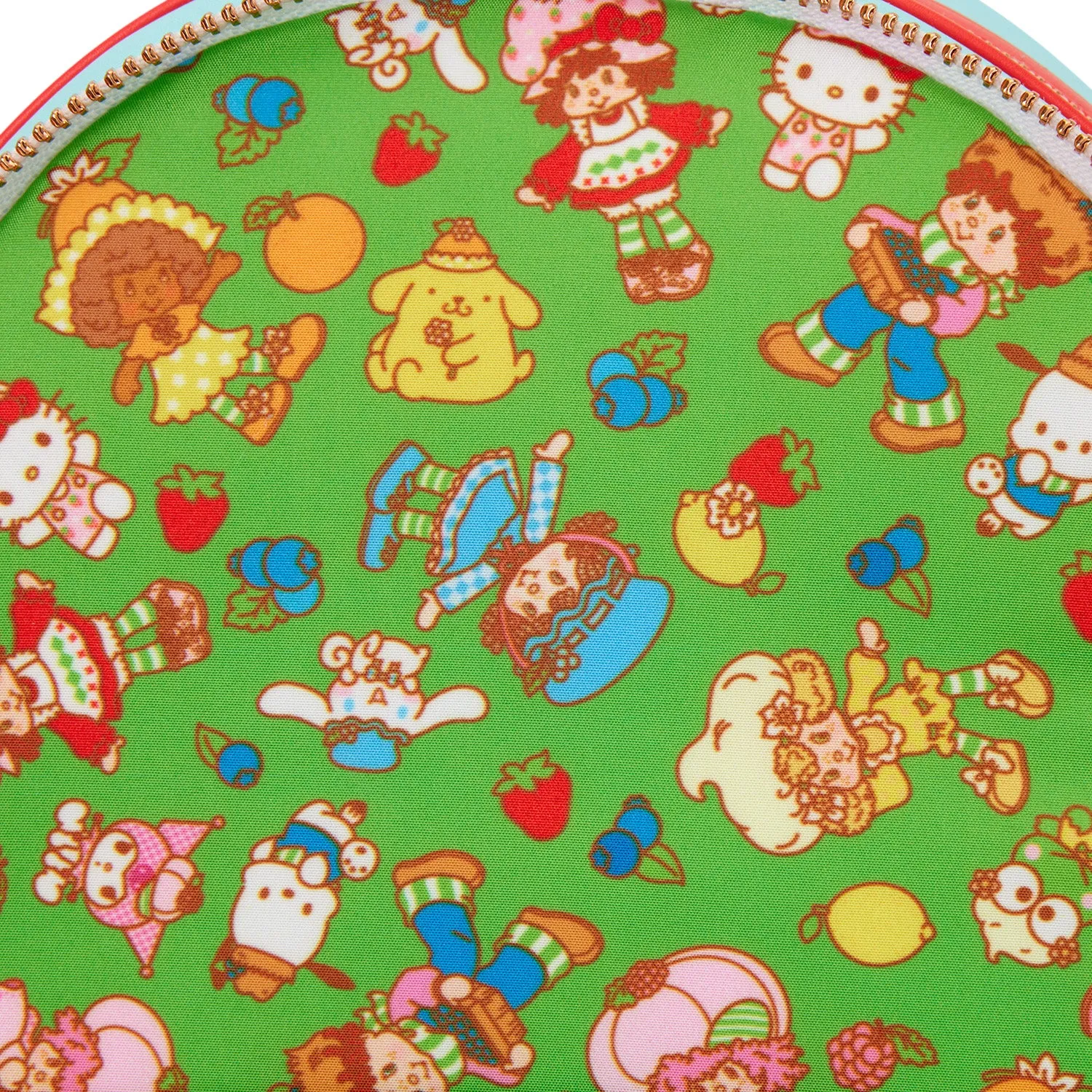 Hello Kitty Loungefly Strawberry Shortcake mini-ryggsekk jordbærduft