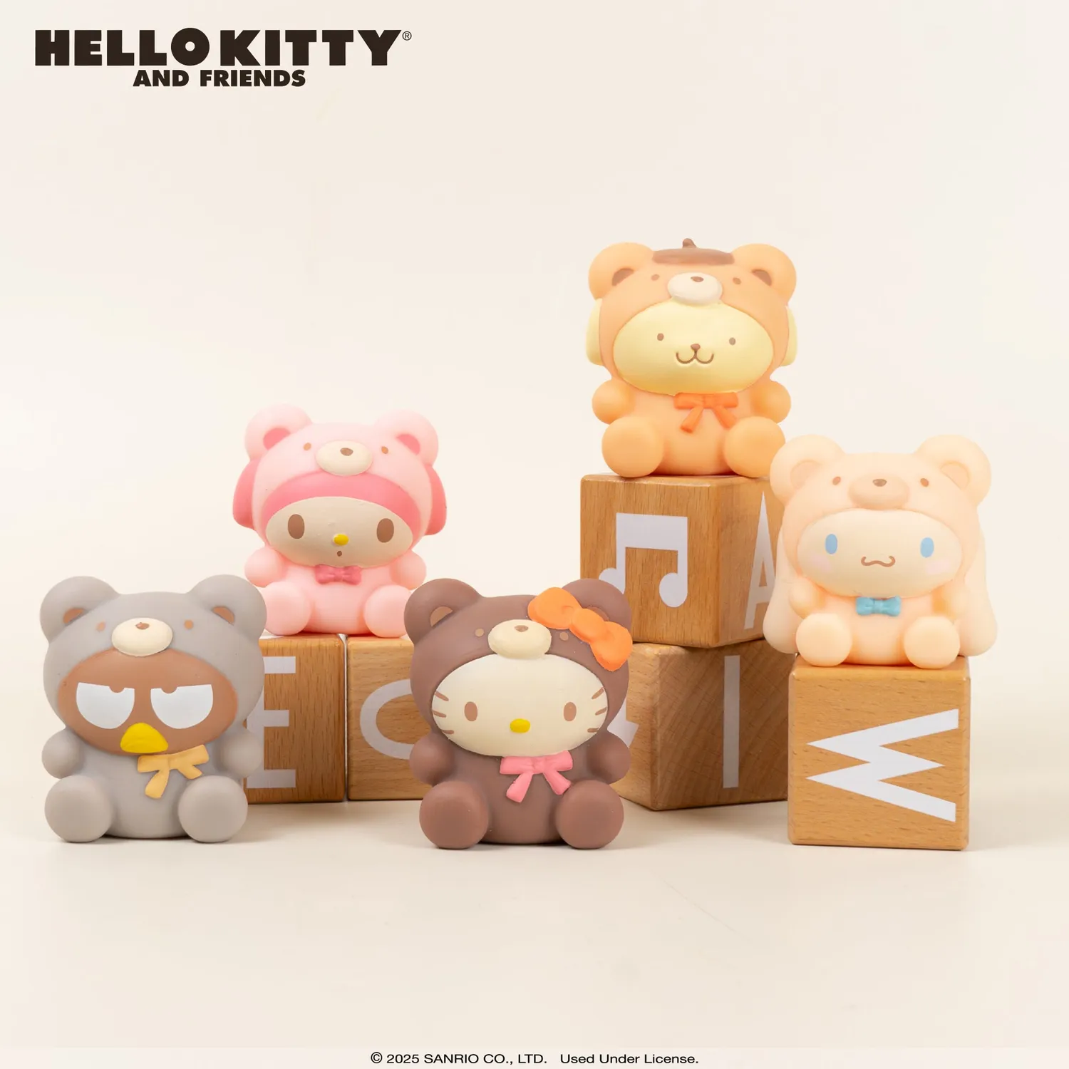Hello Kitty and Friends Latte Bear Capsule Squishies Series 7 squishy 1 stk overraskelse