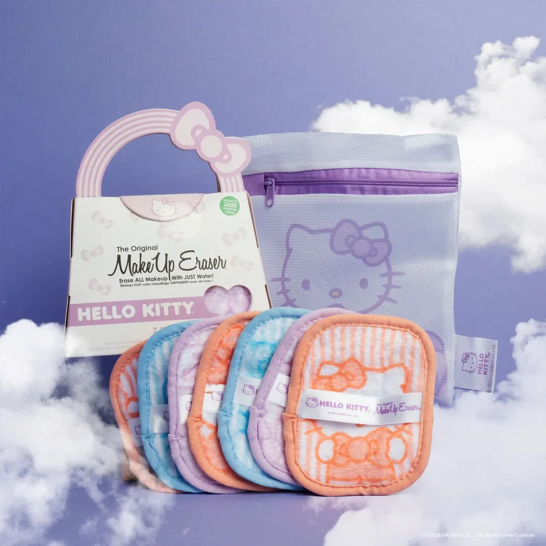 Hello Kitty MakeUp Eraser 7-Day Set sminkekluter pastell 7-pakning