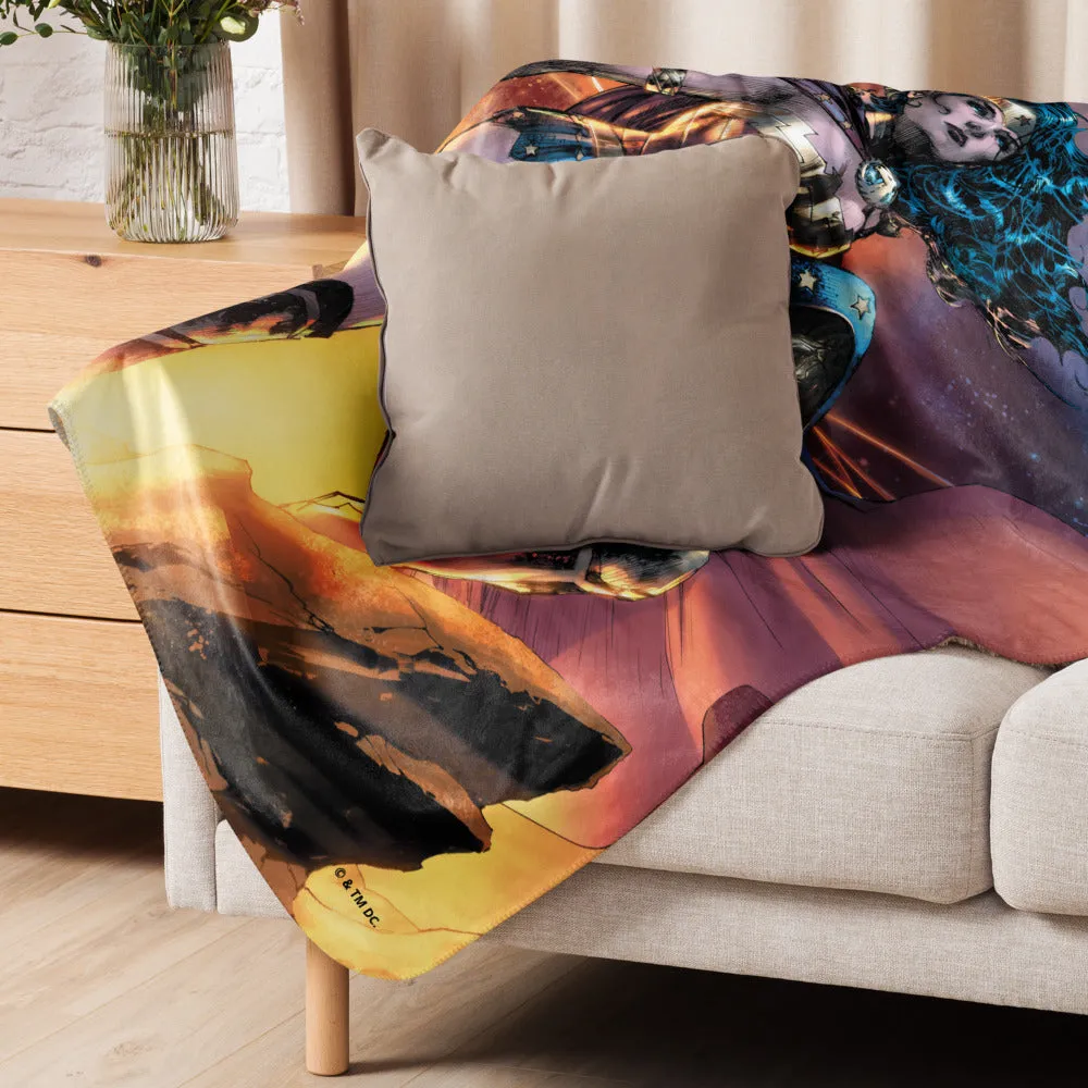 Batman Wonder Woman Lasso & Shield Sherpa Blanket sherpapledd 50 × 60 tommer
