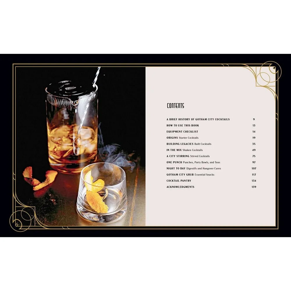 Batman Gotham City Cocktails kokebok innbundet 70 drinkoppskrifter