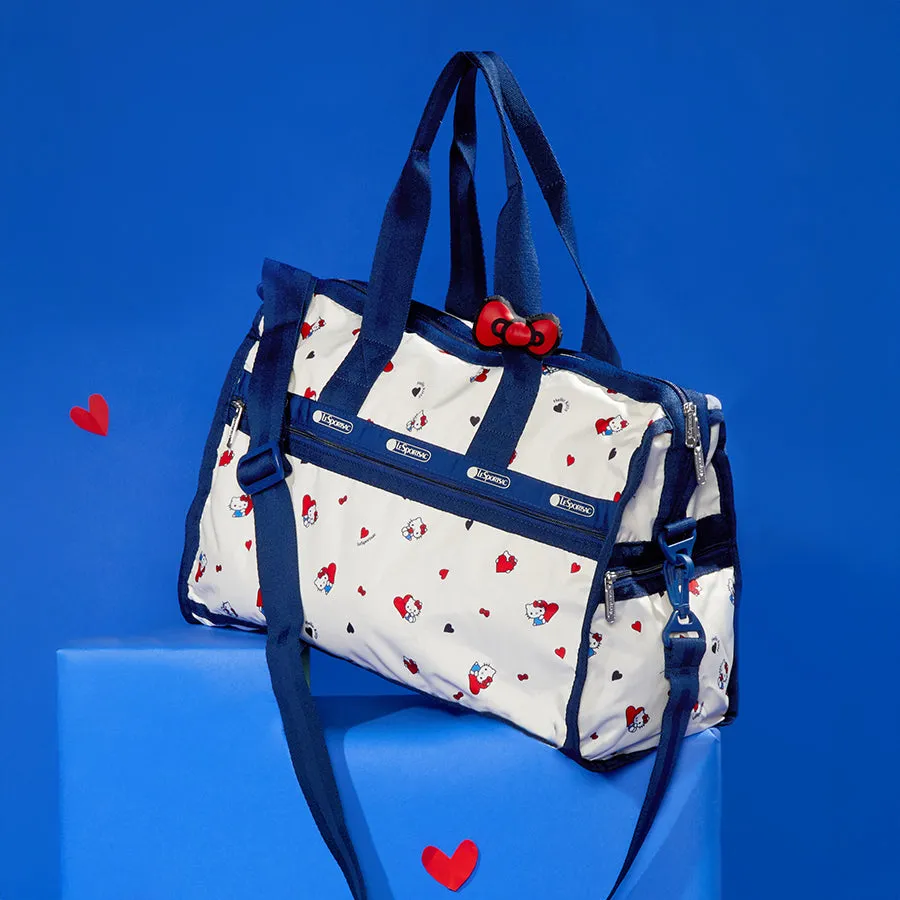 Hello Kitty x LeSportsac Deluxe Medium Weekender Lots of Love weekendbag