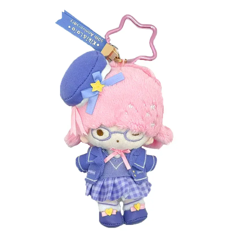 Hello Kitty LittleTwinStars Lala Plush Mascot nøkkelring 50-årsserie