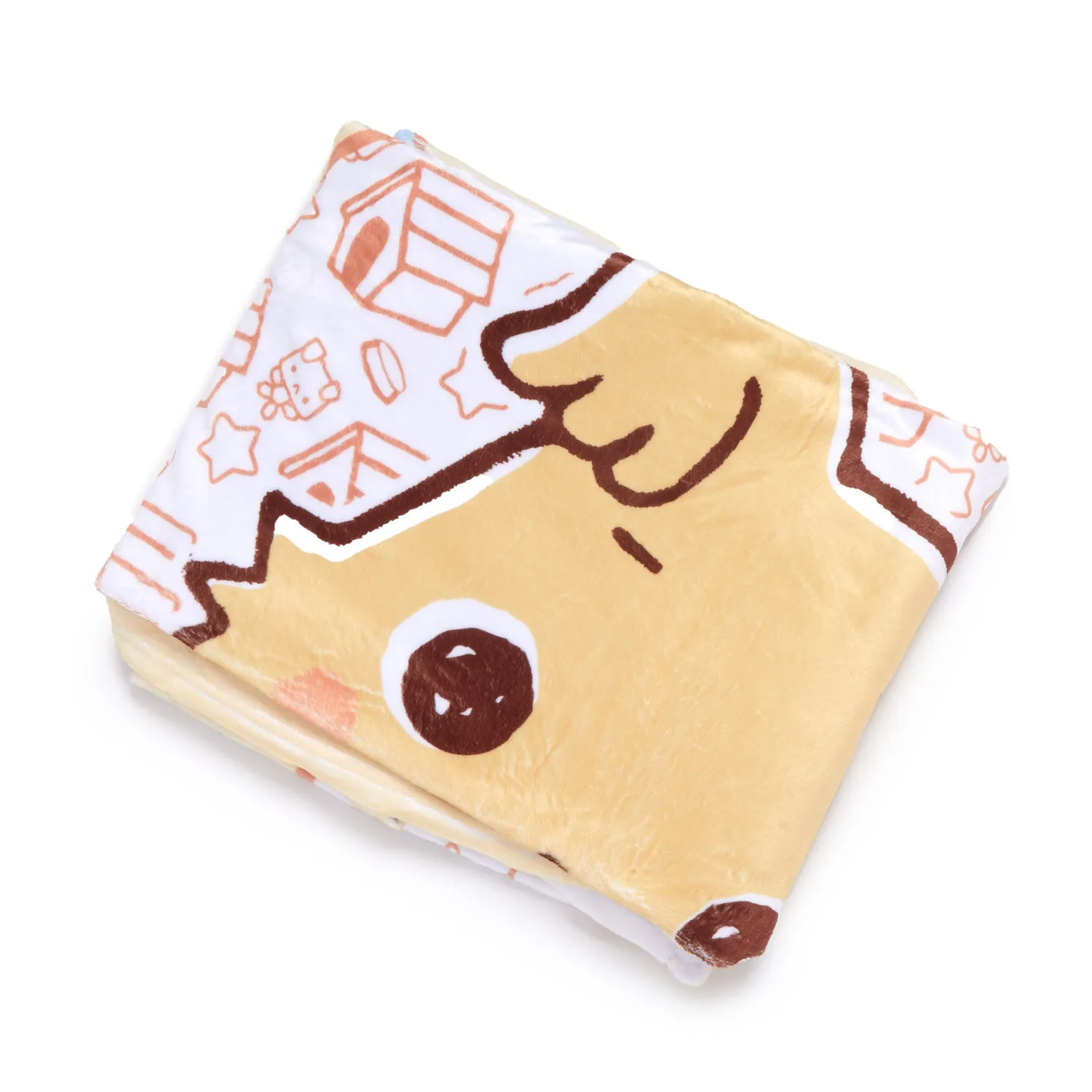 Hello Kitty Chibimaru Cheerful Pup Throw Blanket pledd 127 × 152 cm polyester