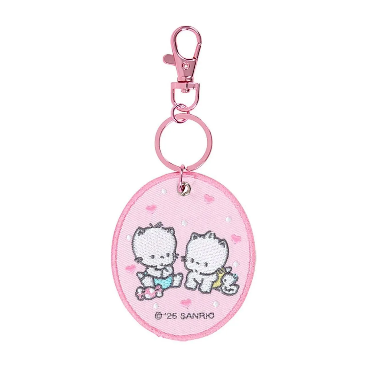 Sanrio Character Award Series Nya Ni Nyu Nye Nyon Mascot Badge Keychain nøkkelring