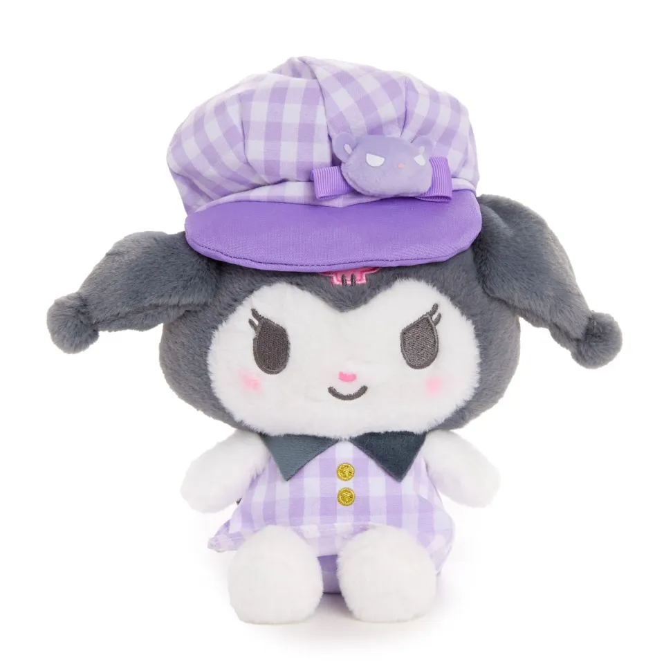 Hello Kitty Gingham Cap Series Kuromi plysjbamse 8 tommer