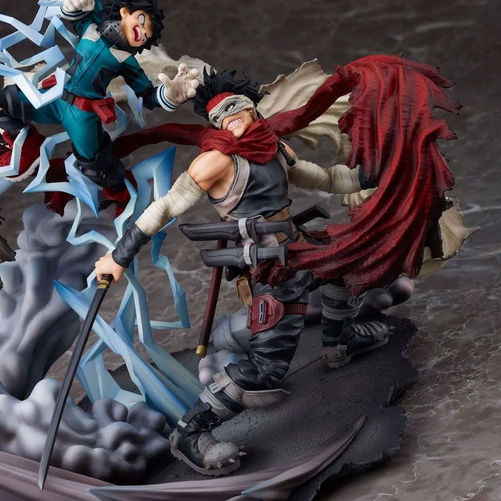 Manga Mania My Hero Academia Izuku Midoriya VS Stain figur 30 cm