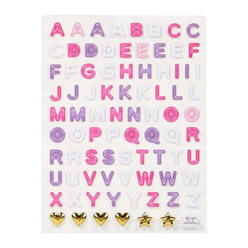 Hello Kitty Cogimyun Customizable Keychain nøkkelring med klistremerker