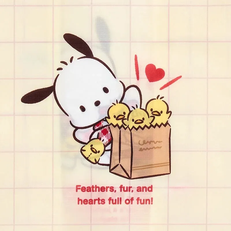 Hello Kitty I Love Pi-Chans Pochacco Reusable Tote Bag handlenett