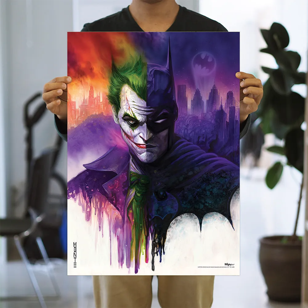 Batman The Joker & Batman Two of a Kind MightyPrint veggbilde
