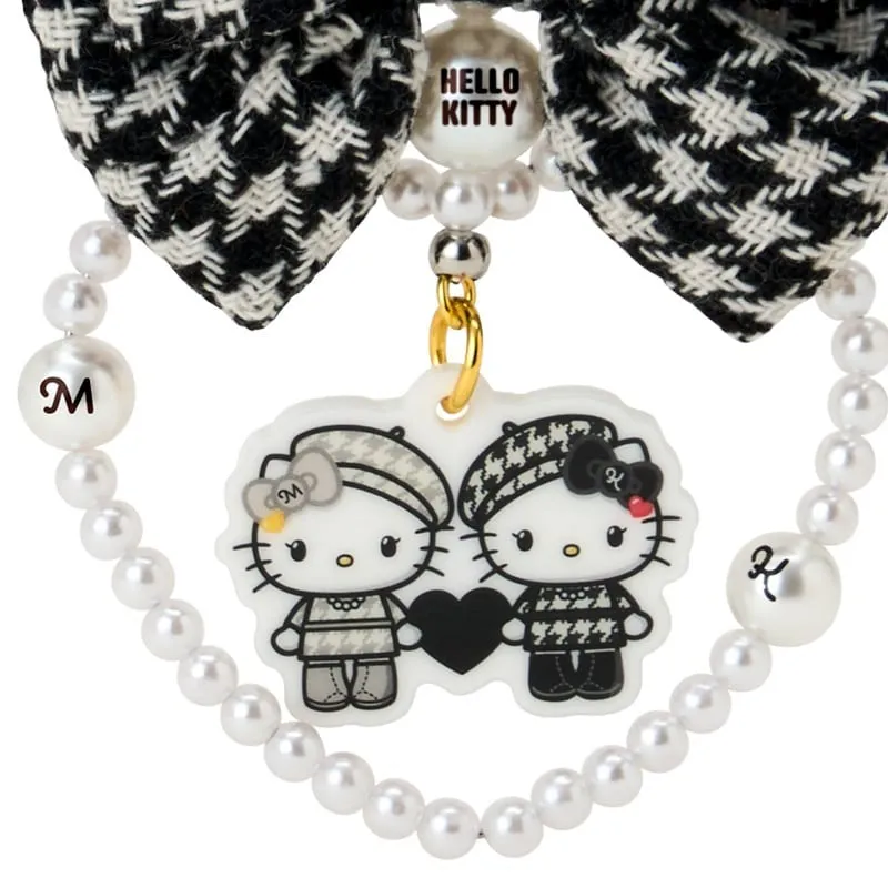 Hello Kitty Monochrome Birthday Twins akryl nøkkelring