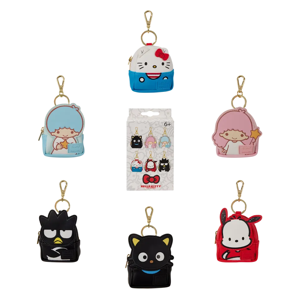 Hello Kitty and Friends x Loungefly Mini Backpack nøkkelring blind box