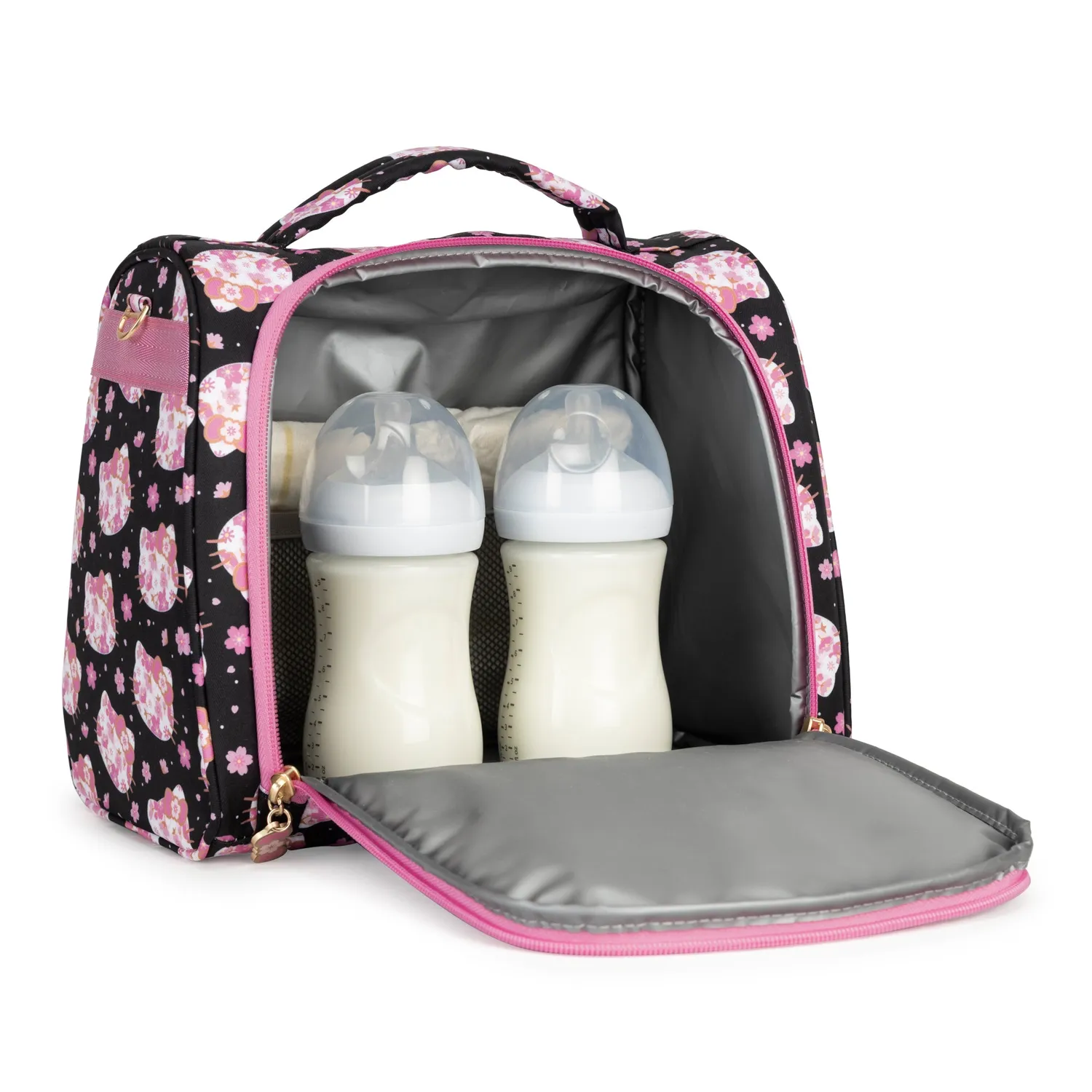 Hello Kitty x JuJuBe Cherry Blossoms isolert veske rosa