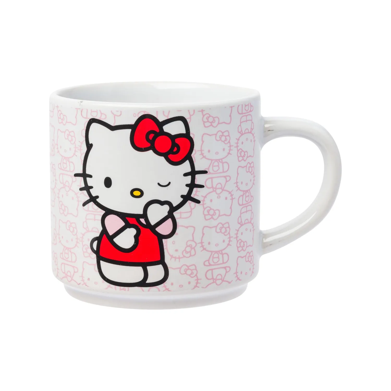 Hello Kitty Expressions 5-Piece Ceramic Mug Stack krussett