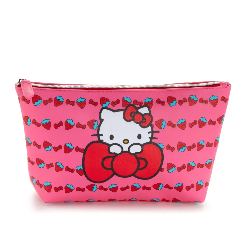 Hello Kitty x FUL Strawberry Cosmetic Bag sminkepung jordbær