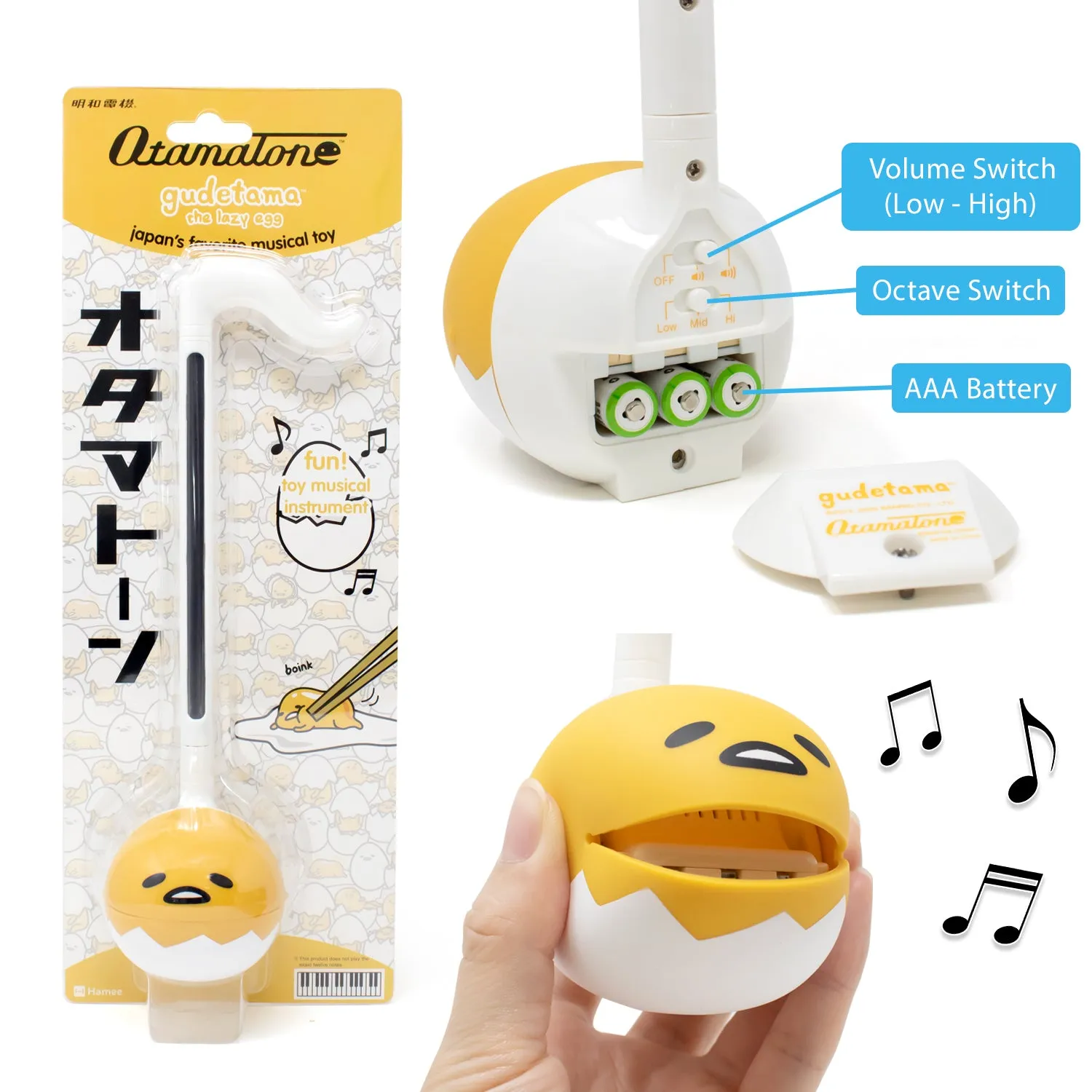 Hello Kitty Otamatone Sanrio Gudetama elektronisk instrument