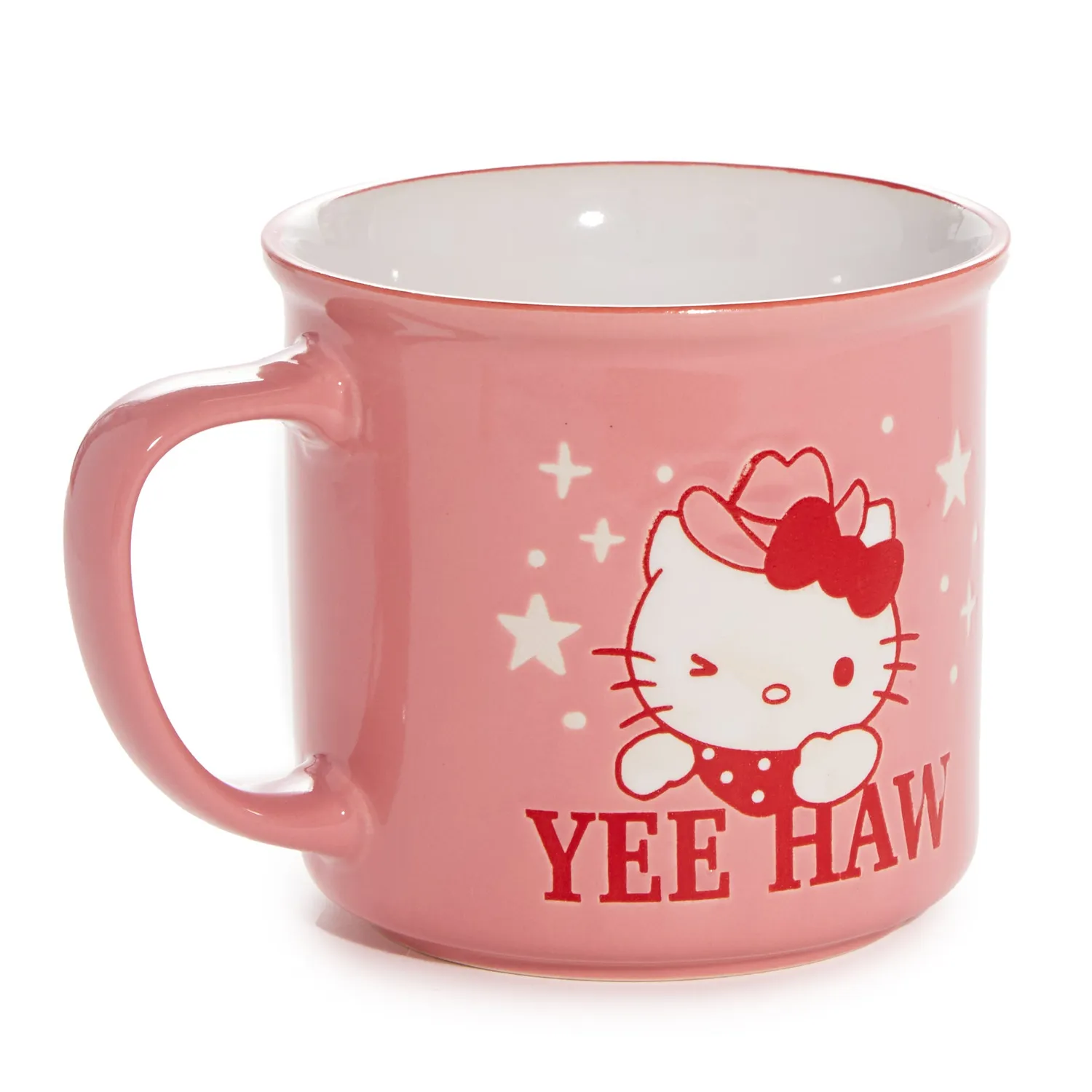 Hello Kitty Lone Star Ceramic Mug Set med 2 keramikkrus western