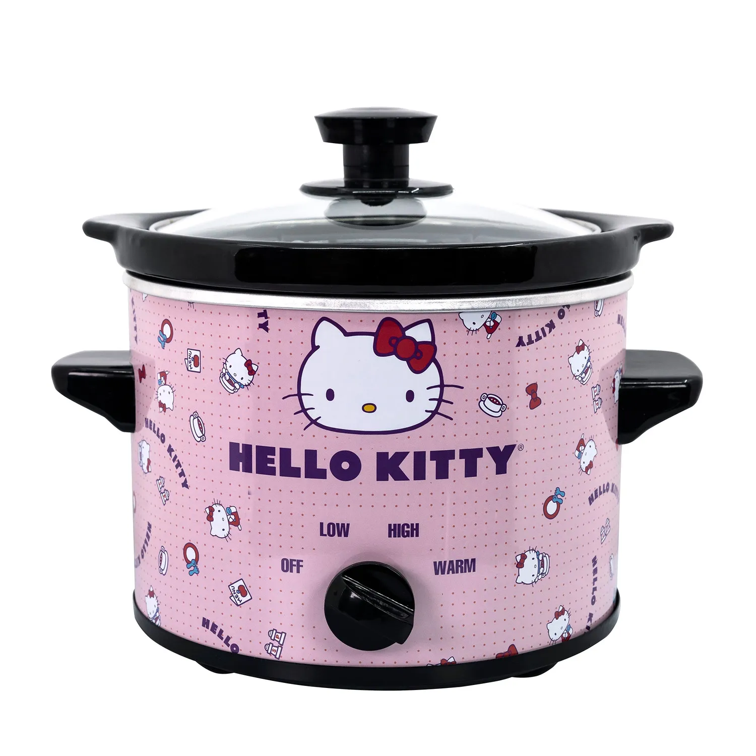 Hello Kitty 2-Quart Slow Cooker saktekoker 2 quart avtakbar steingodsgryte