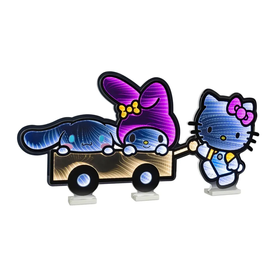 Hello Kitty and Friends 40" Wagon Ekkolight Infinity Light LED-lys innendørs