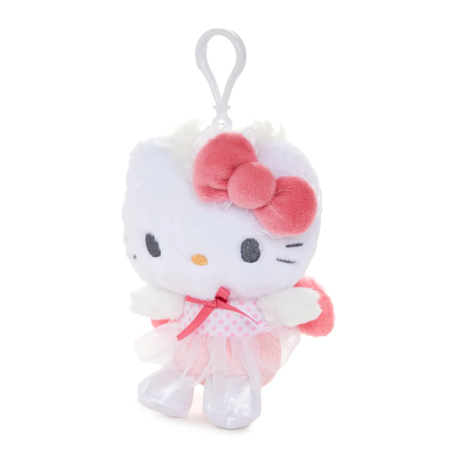 Hello Kitty Ballerina Angel Series plysjklips 5 tommer