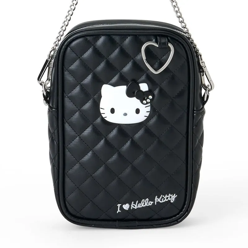 Hello Kitty I Love Hello Kitty Mini crossbodyveske svart quiltet