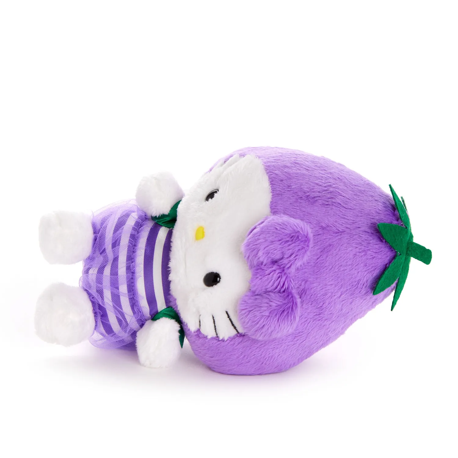 Hello Kitty Fruit & Veggie Series Eggplant Bean Doll kosedyr aubergine