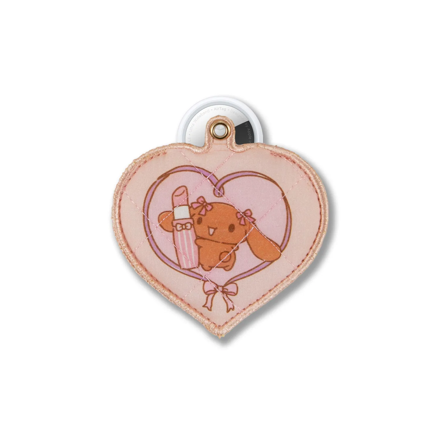 Hello Kitty Lovelymocha x Sonix AirTag-nøkkelring med skjult lomme