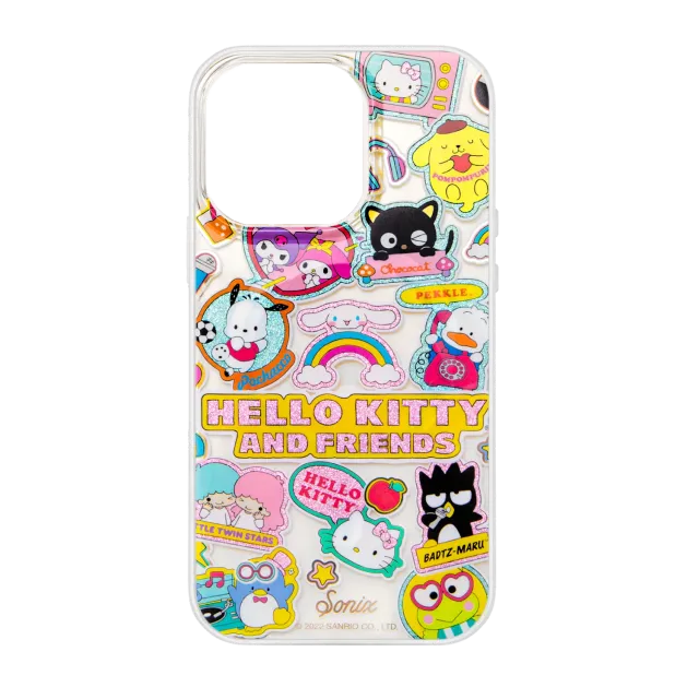 Hello Kitty x Sonix Supercute Stickers iPhone-deksel 14 MagSafe