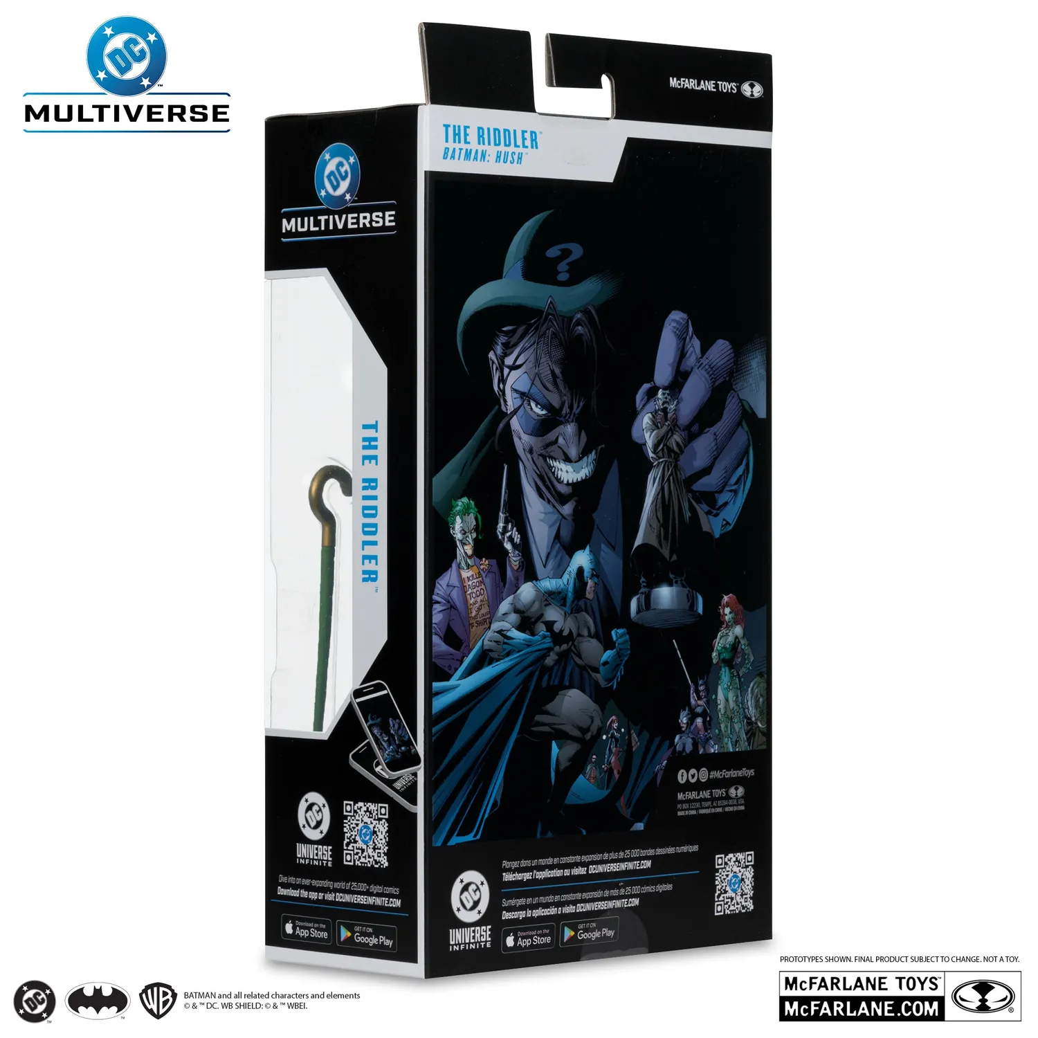 Batman: Hush The Riddler actionfigur 7 tommer med tilbehør
