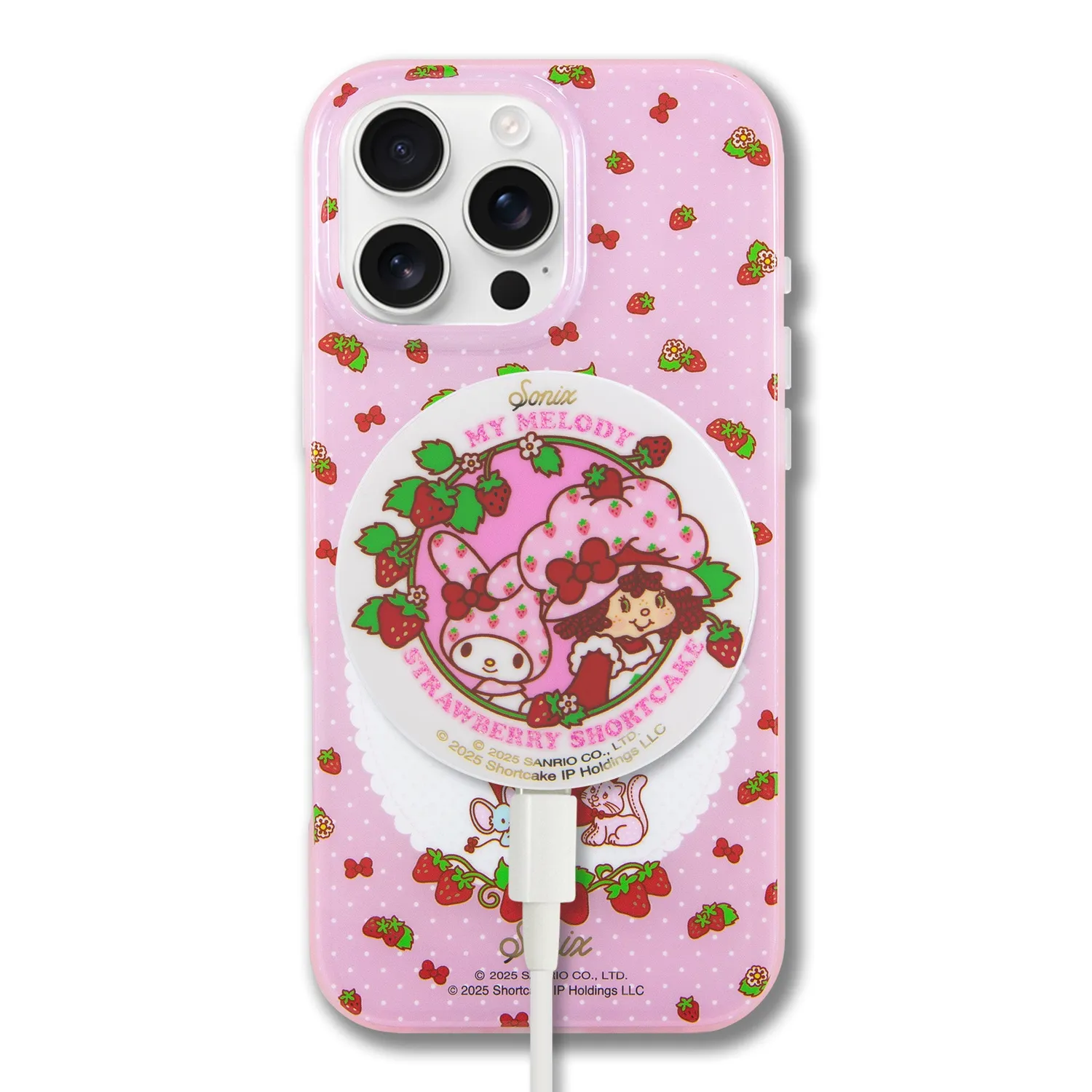 My Melody x Sonix Strawberry Shortcake MagLink trådløs lader 10 W