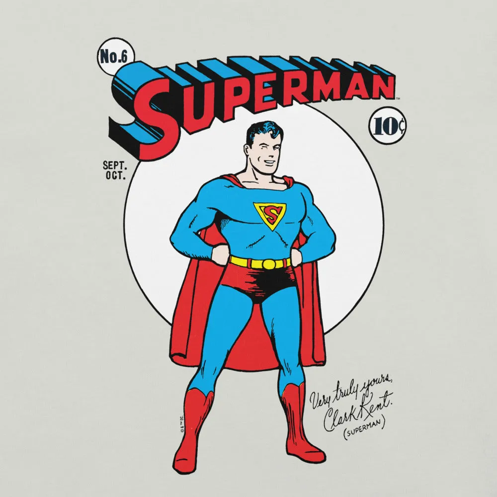 Batman Superman Very Truly Yours T-shirt t-skjorte Ocean Blue
