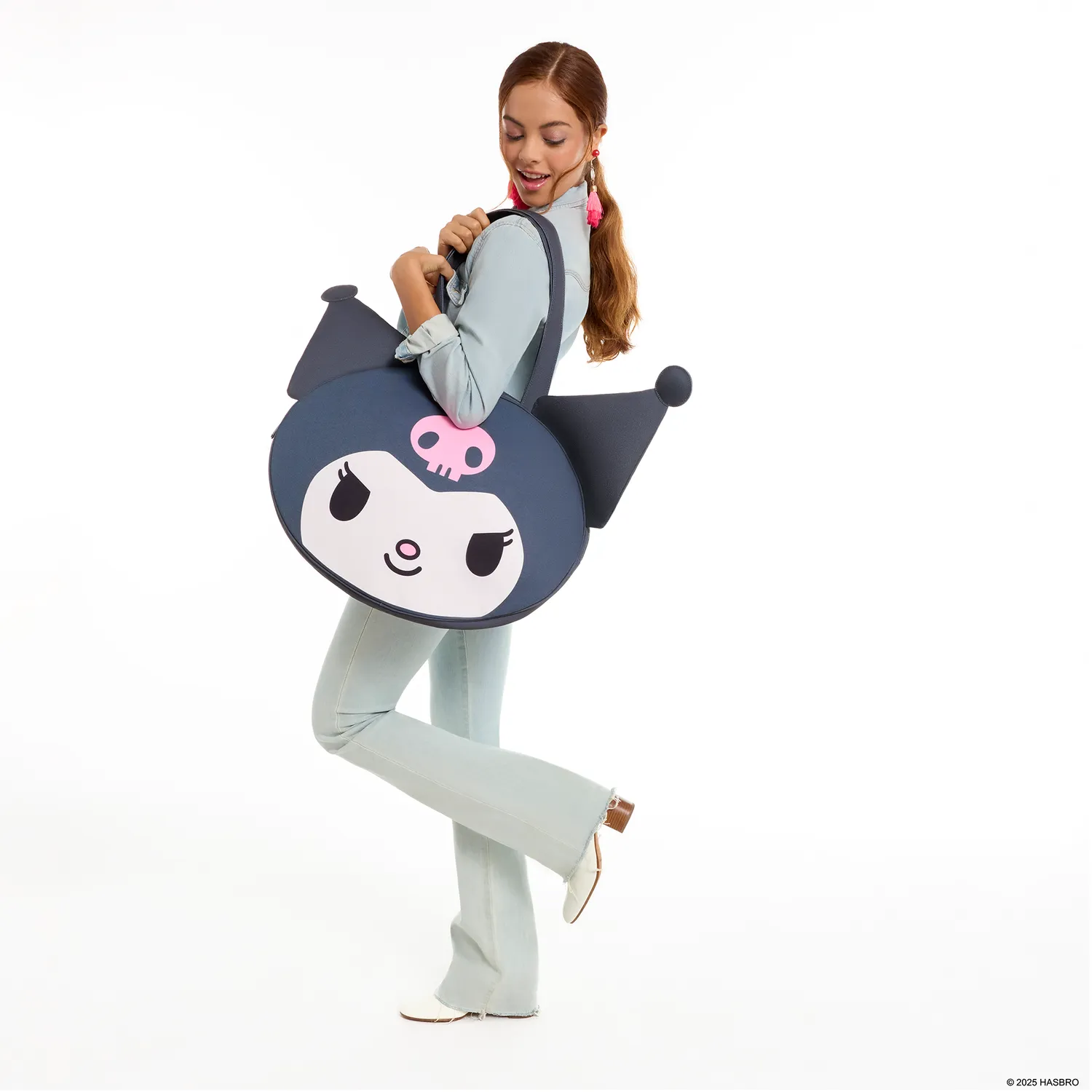 Hello Kitty Kuromi x Loungefly Oversized Canvas Tote Bag handlenett