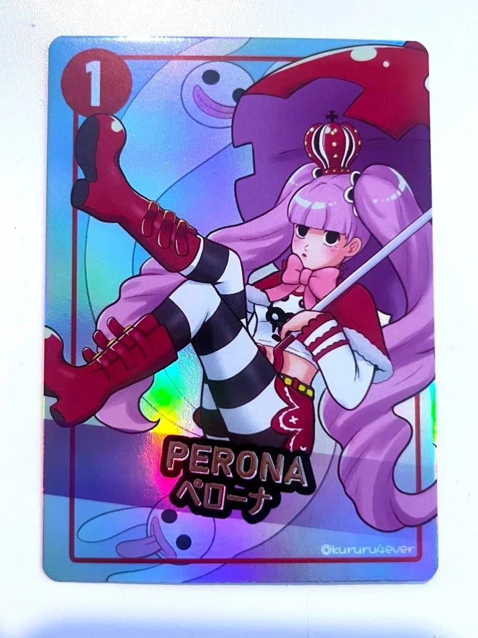 Kururu4ever One Piece Holographic Card Collection Set 1 samlekort holografisk