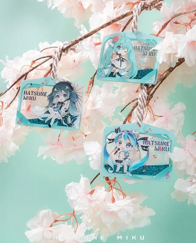 Neo Tokyo Vocaloid Hatsune Miku 16th Anniversary akrylnøkkelring 9 cm