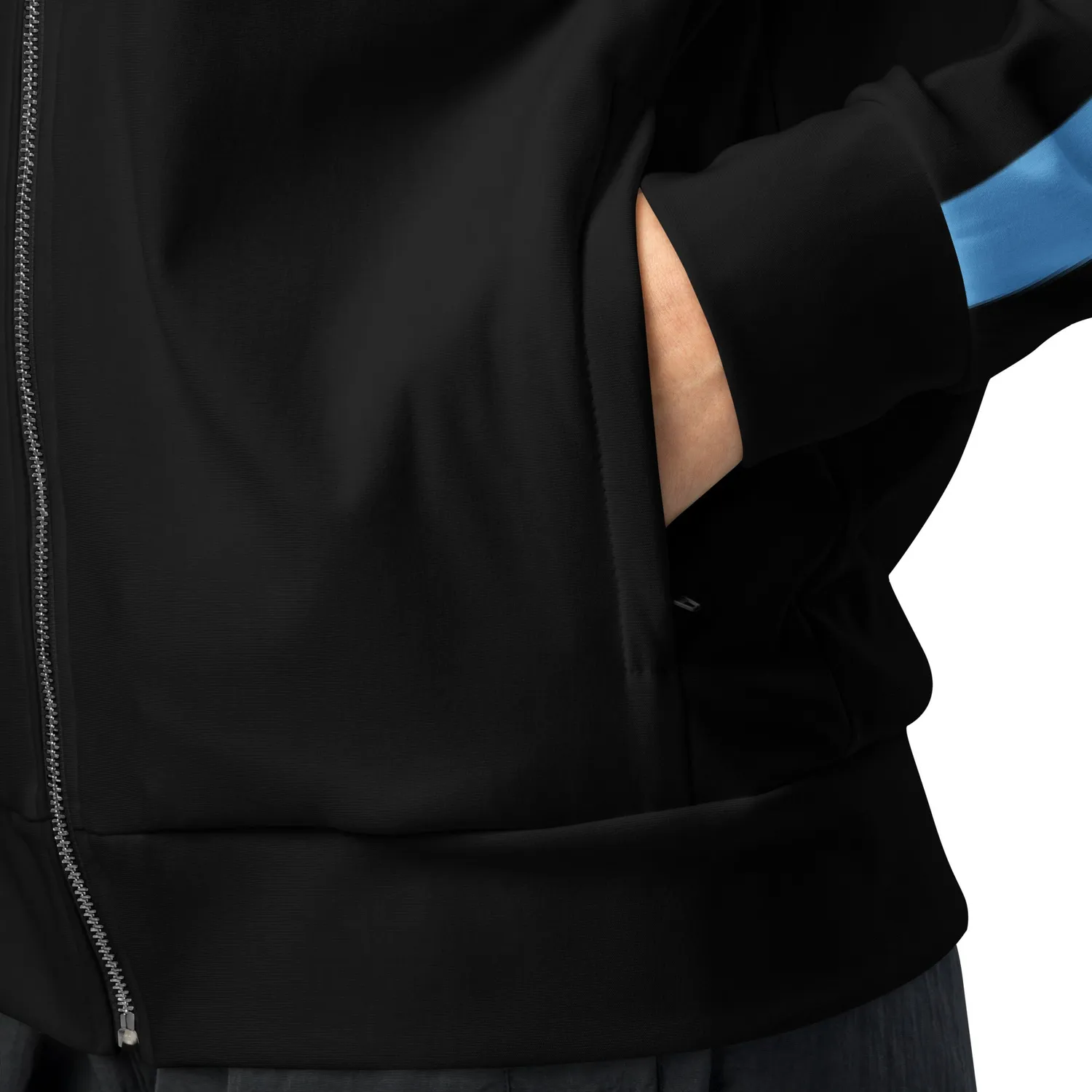Nightwing Track Jacket cosplayjakke, unisex med fleecefôr