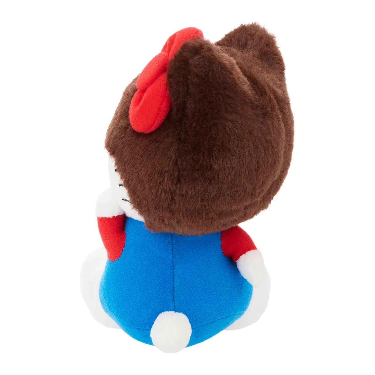 Hello Kitty x Monchhichi 7" Overalls plysjbamse