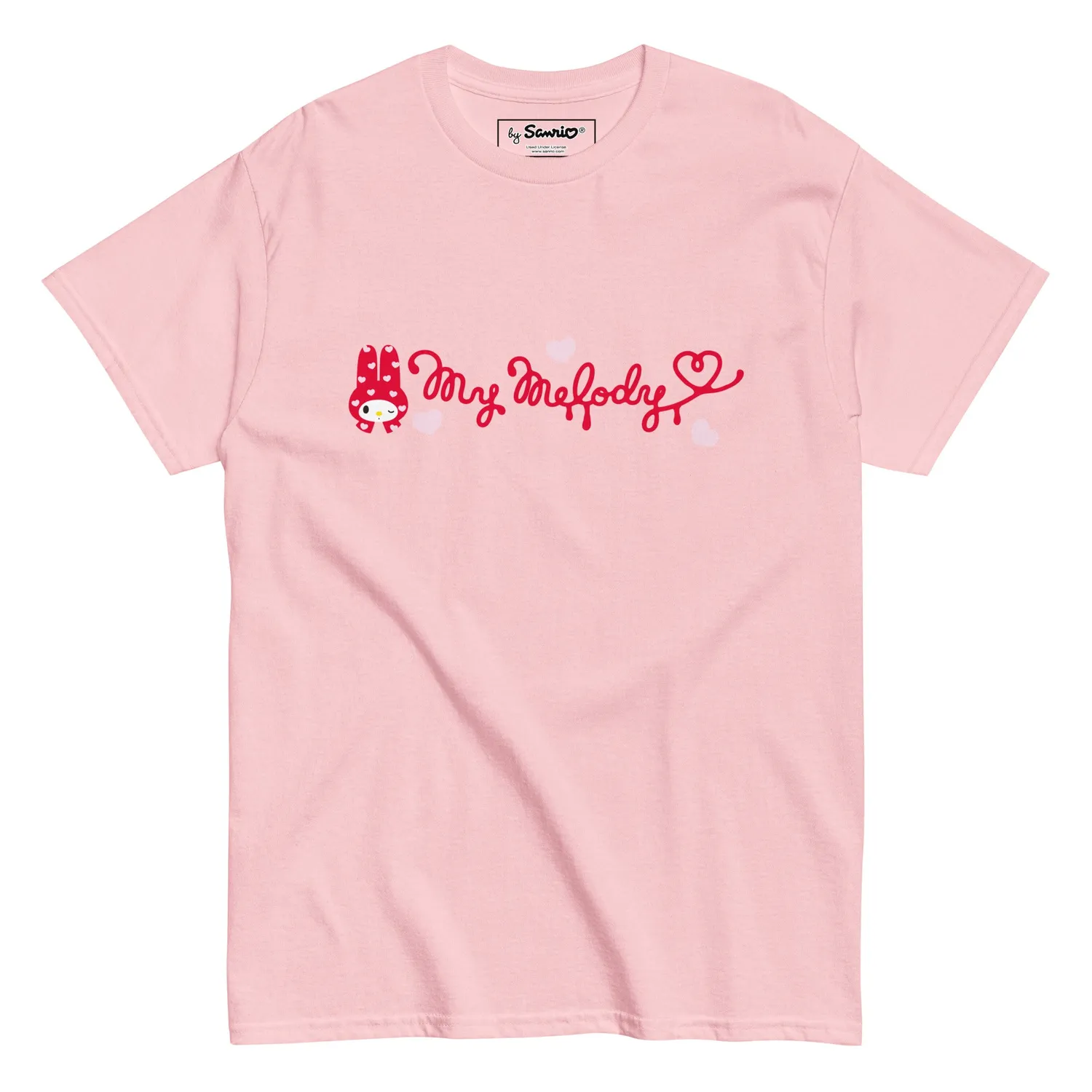 Hello Kitty My Melody Sweetheart Logo Tee T-skjorte 100 % bomull