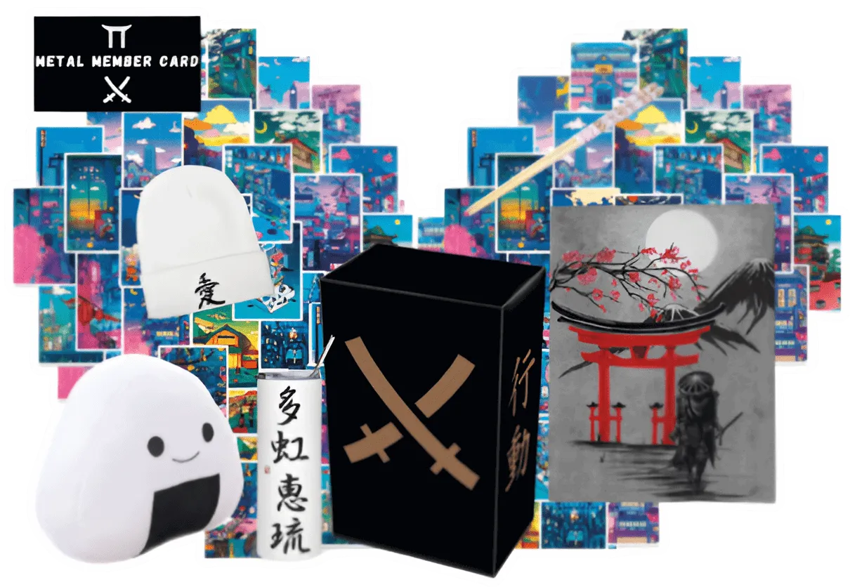 Anibox 5 Custom Anime Items Bundle animeboks 5 deler