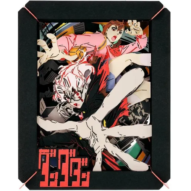 Neo Tokyo Dandadan Paper Theater Momo & Okarun papirkunstsett 100 × 80 mm