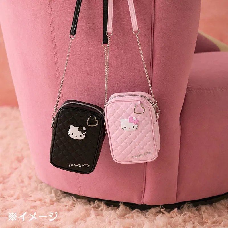 Hello Kitty I Love Hello Kitty Pink Quilted Mini crossbodyveske