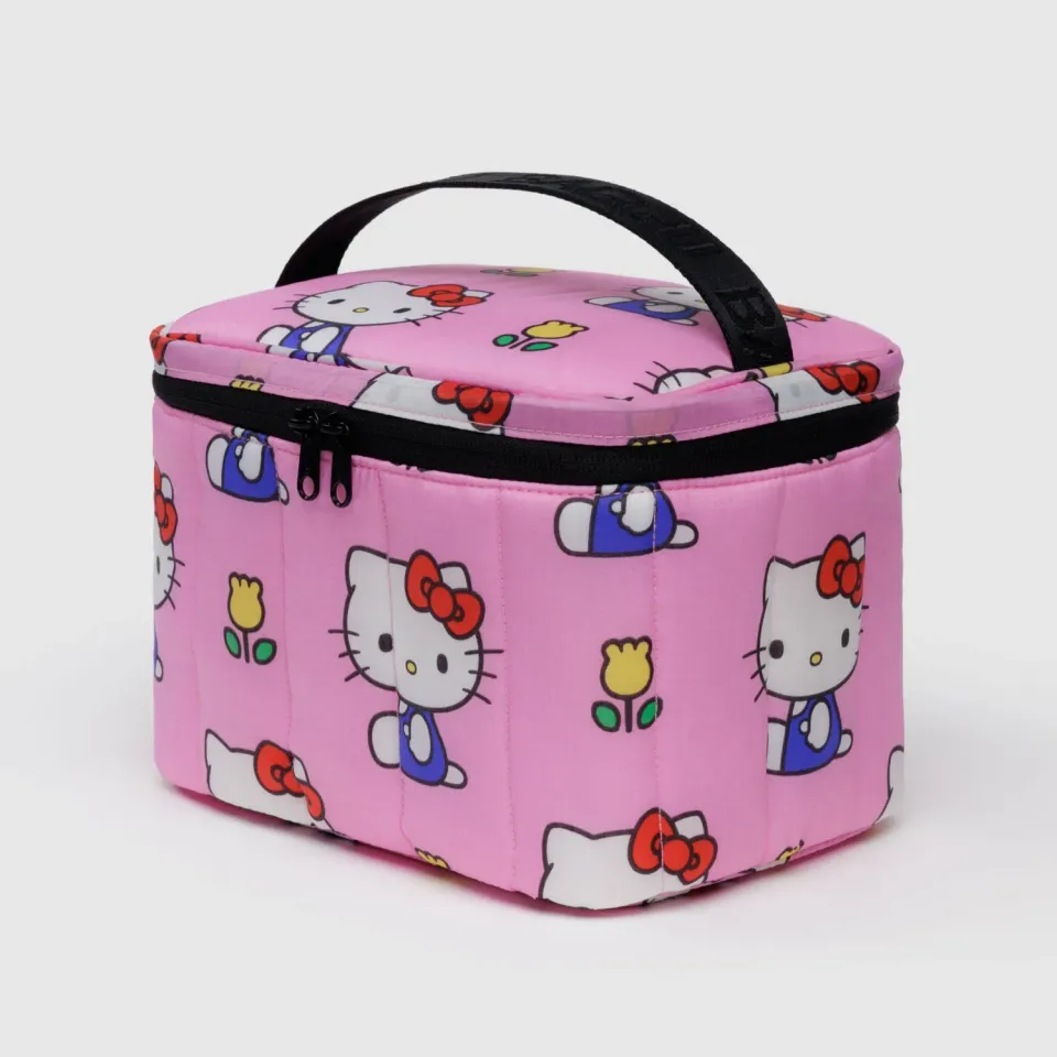 Hello Kitty x Baggu Puffy Lunch Bag matboksveske rosa isolert