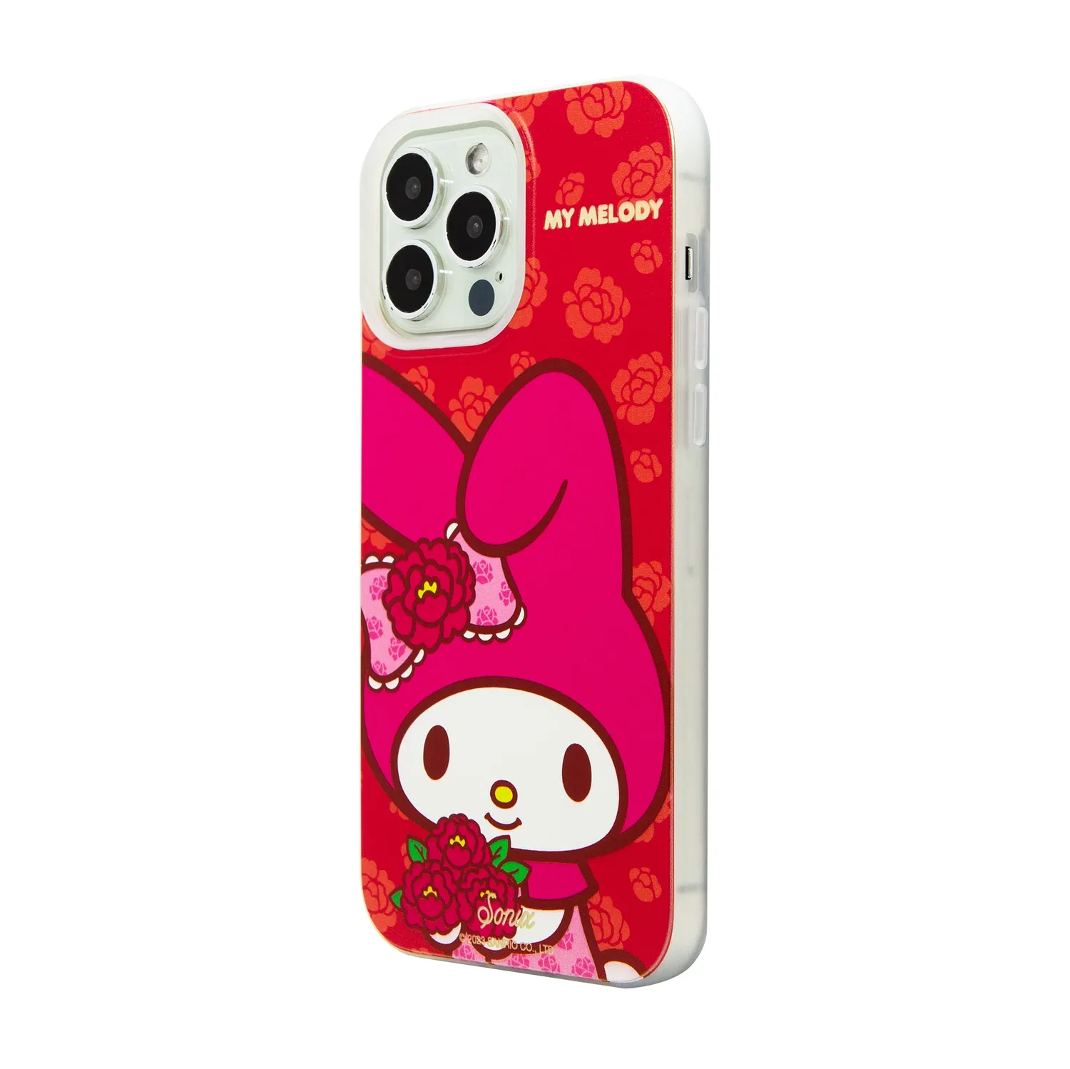 Hello Kitty My Melody x Sonix Pretty Peony iPhone-deksel rød MagSafe