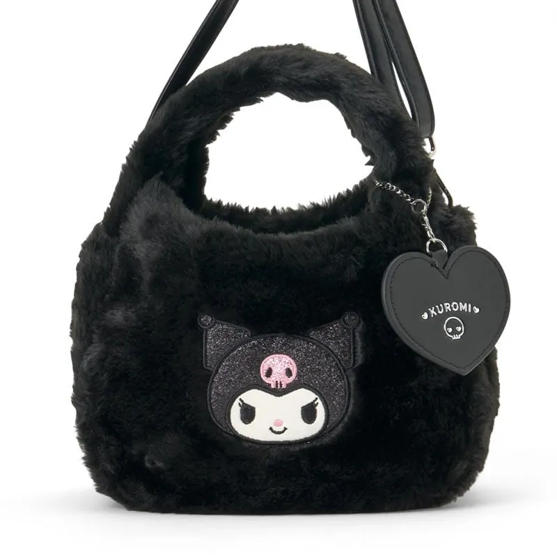 Hello Kitty Kuromi Plush Boa skulderveske avtagbar stropp