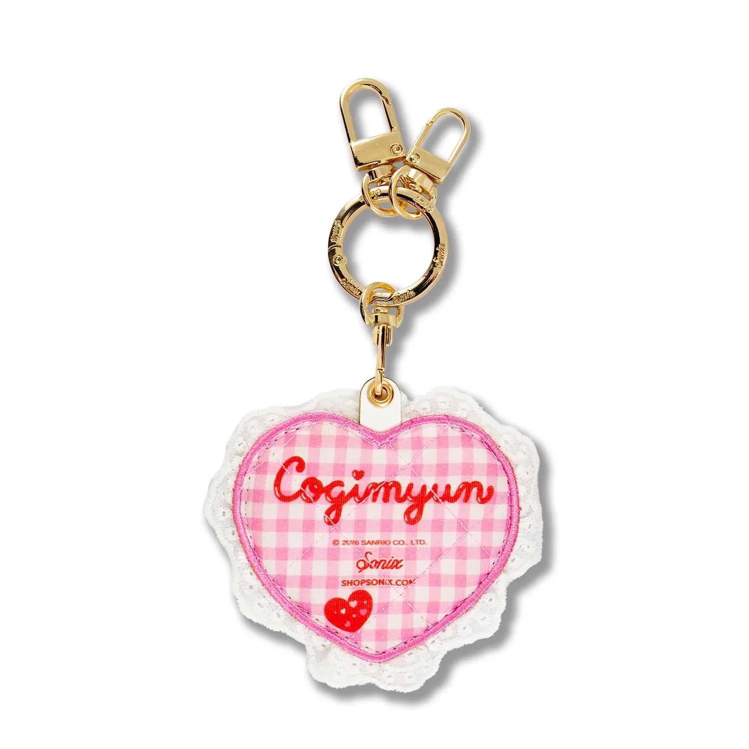 Hello Kitty Cogimyun x Sonix AirTag nøkkelring hjerteformet