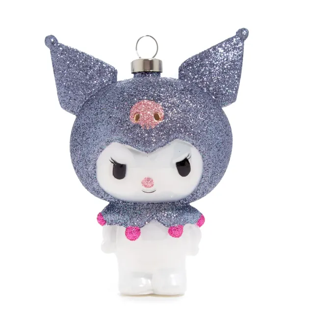 Hello Kitty Kuromi x Kat + Annie Glass Ornament glasspynt ca. 5 tommer