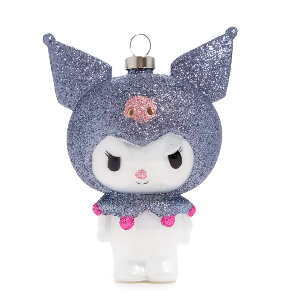 Hello Kitty Kuromi x Kat + Annie Glass Ornament glasspynt ca. 5 tommer