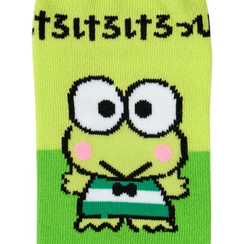 Sanrio Hiragana Keroppi ankelsokker bomullsblanding