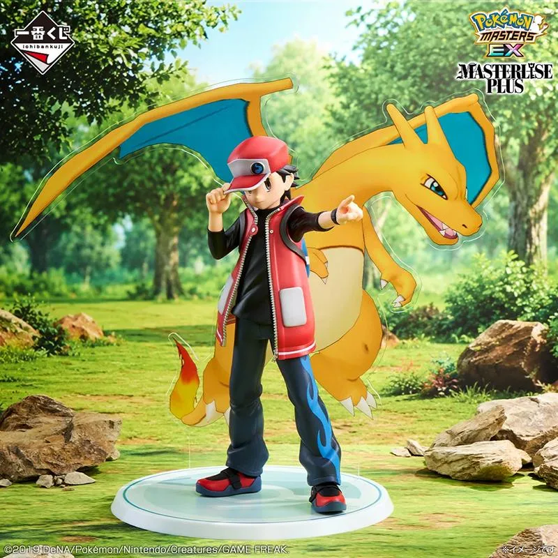 Neo Tokyo Pokémon Red & Charizard Figure Pokémon Masters 7th Anniversary 24 cm